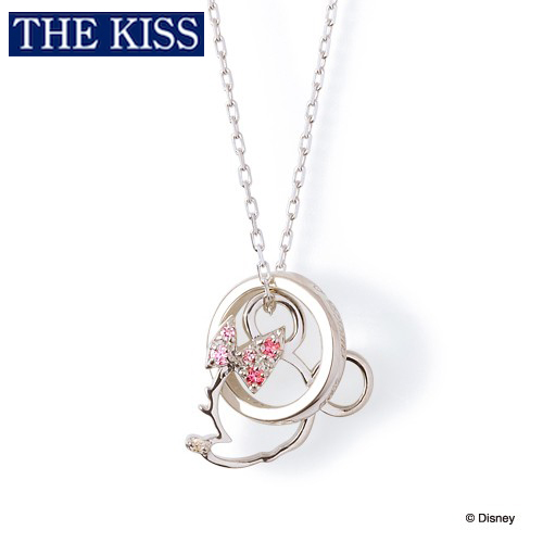 【ディズニー】THE KISS ミニーマウス ネックレス レディース 単品 DI-SN1213DM 【Disney】