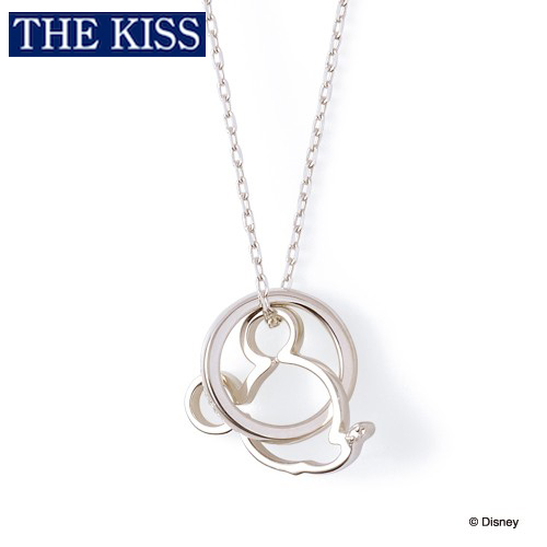 【ディズニー】THE KISS ミッキーマウス ネックレス メンズ 単品 DI-SN1214DM 【Disney】